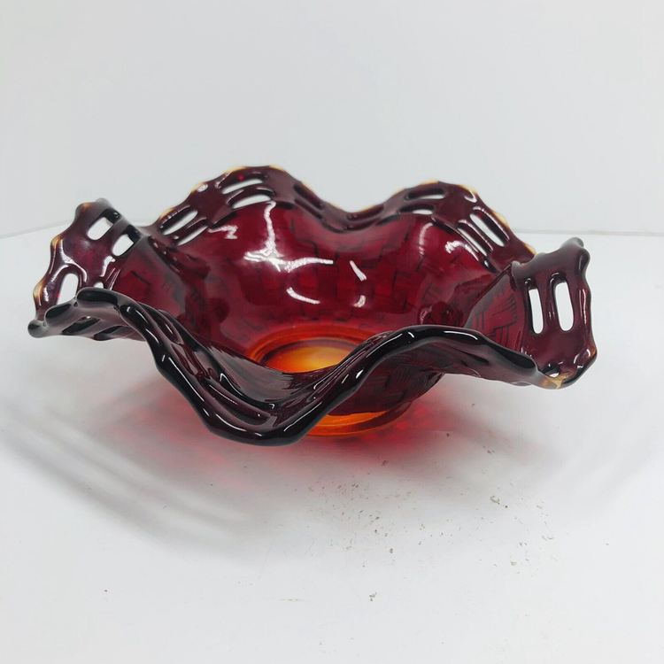 Amberina Red Fenton Carnival Glass