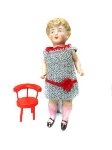 An Antique German Dollhouse Doll