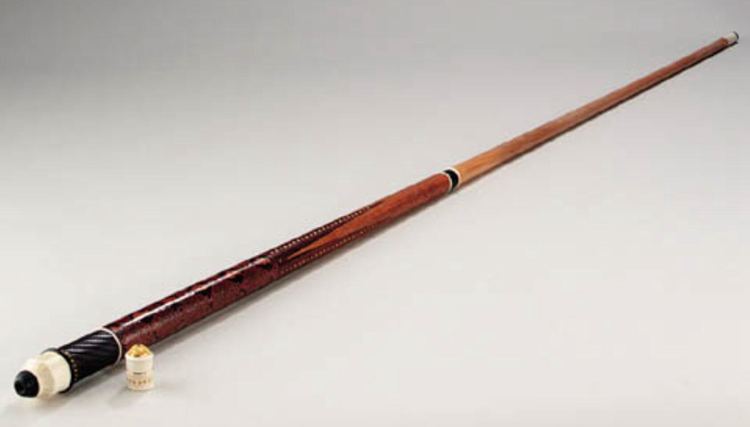 Cabochon Sapphire and Wood Pool Cue sold for $14,950
