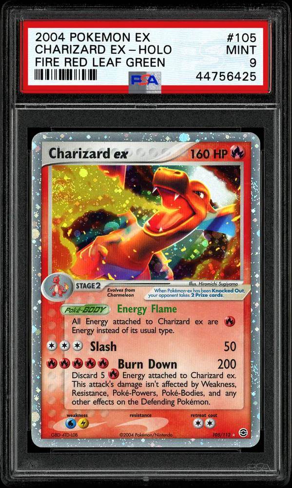 EX FireRed & LeafGreen Charizard Pokemon Card
