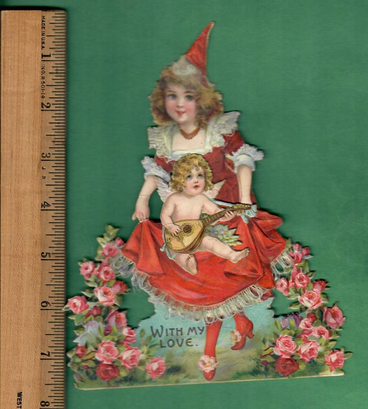 Frances Brundage Cupid Valentine Card