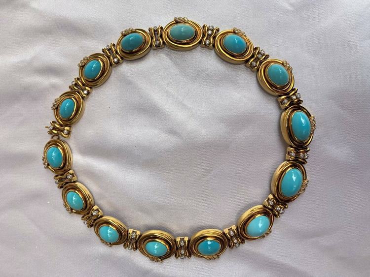 French Turquoise Necklace