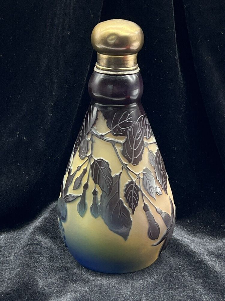 Galle French Cameo Perfume Bottle – Circa 1900