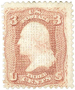 George Washington B-Grill Stamp
