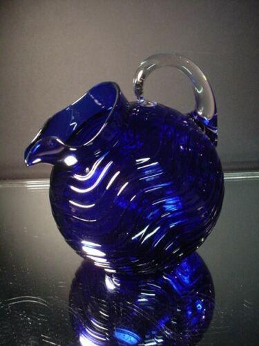 Imperial Glass Ripple Oval Ball Pitcher