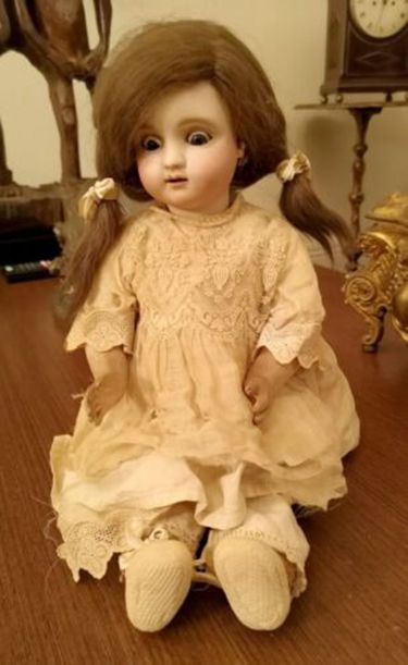 Late 19th Century Talking Porcelain Doll