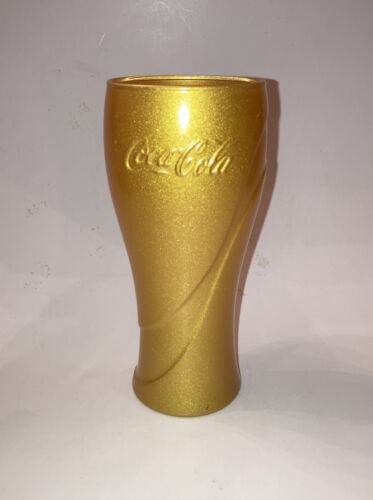 McDonald's Coca-Cola Glass Gold Limited Edition 2018