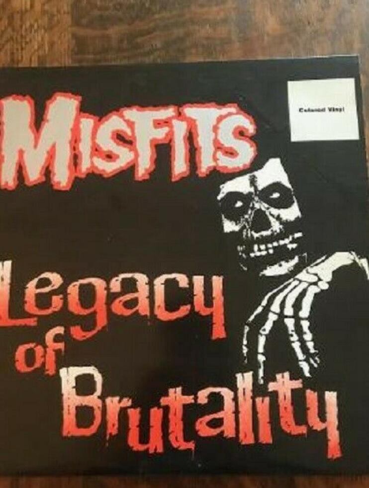 Misfits LEGACY OF BRUTALITY Plan 9 PL9-06 Pink w, Red VINYL 1986