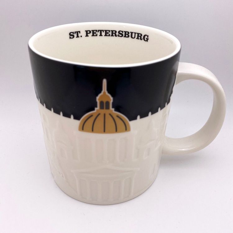 New Rare Starbucks ST. Petersburg Russia collector Series City Relief Mug 2014