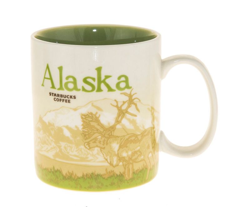 Starbucks Oversize Coffee Mug Alaska Global Icon Collector Series