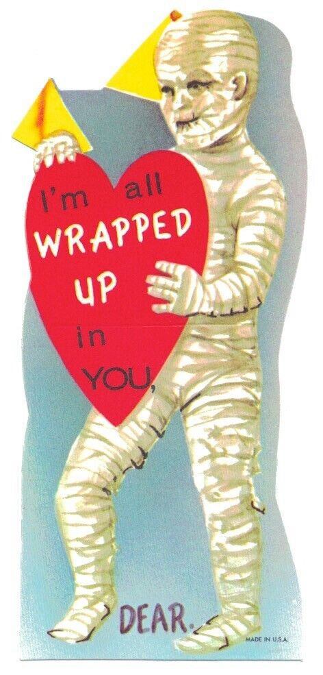Valentine Mummy, Spooky Valentines Day Card
