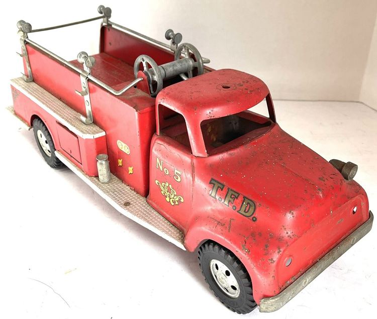 Vintage 1955.1956 Tonka TFD Fire Department Pumper Truck