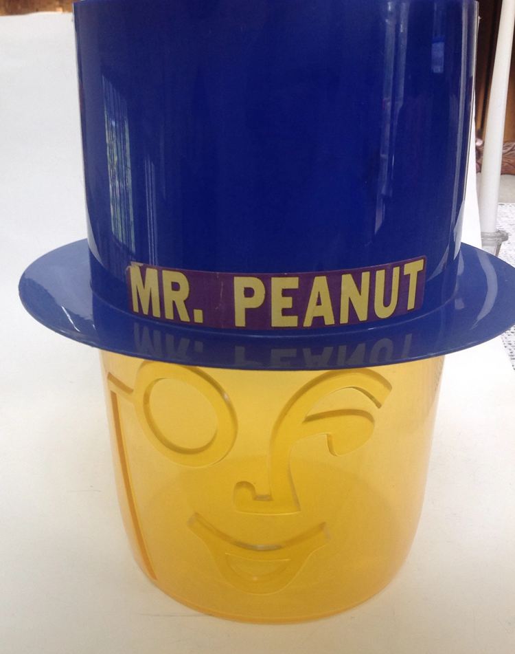 Vintage Planters Peanut Plastic Jar