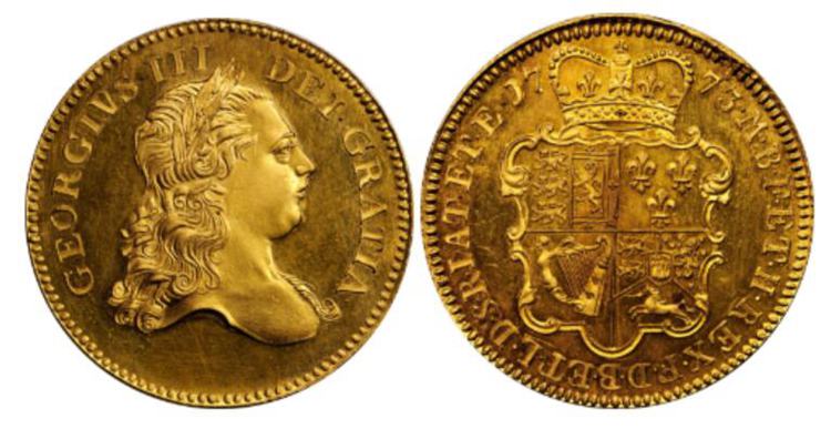 1773 George III Pattern 5 Guineas