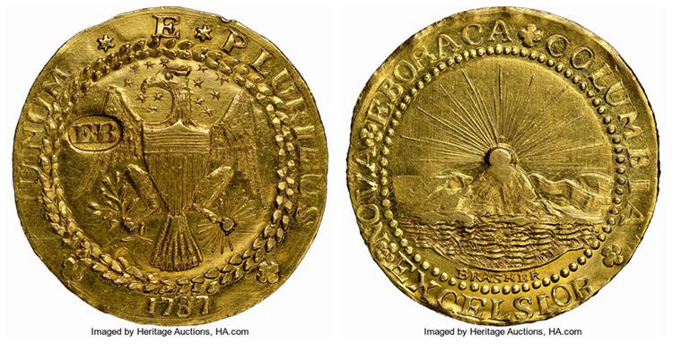 1787 Brasher Doubloon EB On Wing