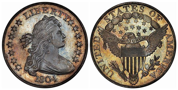 1804 Draped Bust Silver Dollar Class I
