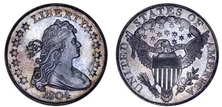 1804 Draped Bust Silver Dollar (Dexter Pogue Type)