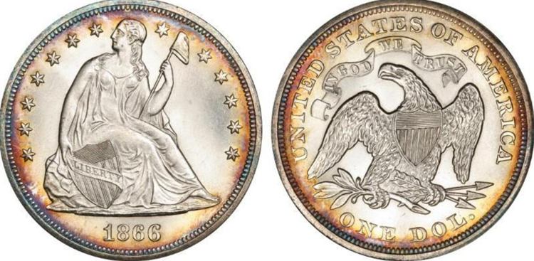 1866 Seated Liberty Dollar