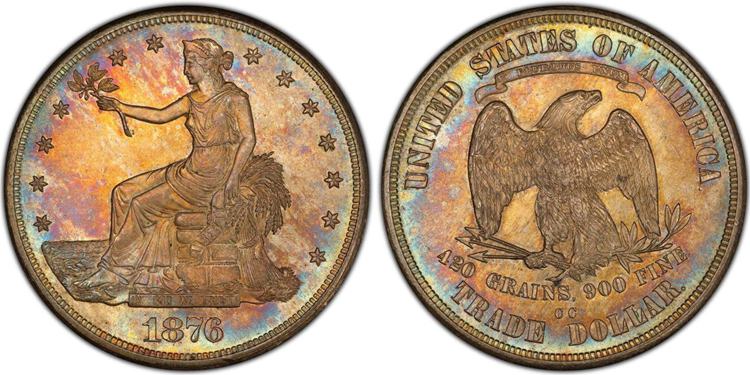 1876 CC Trade Dollar
