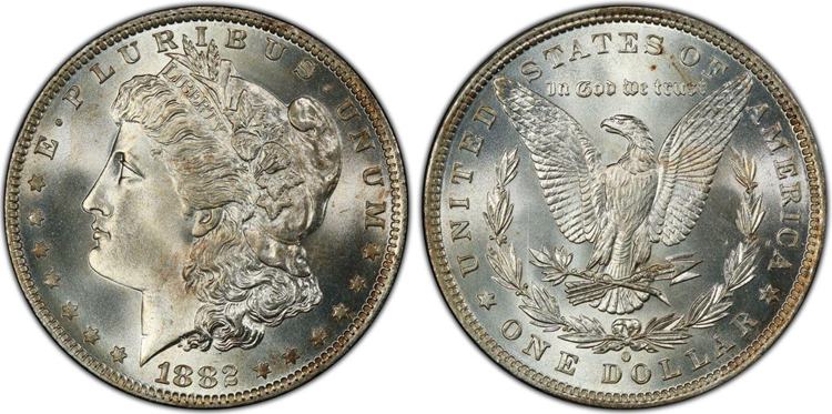 1882 O Morgan Dollar