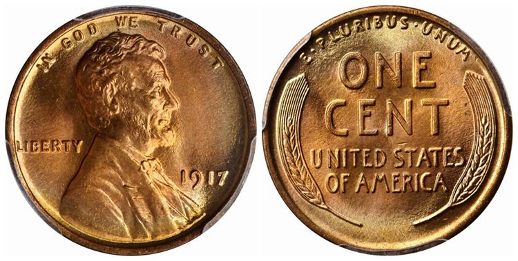 1917 Doubled Die Wheat Penny
