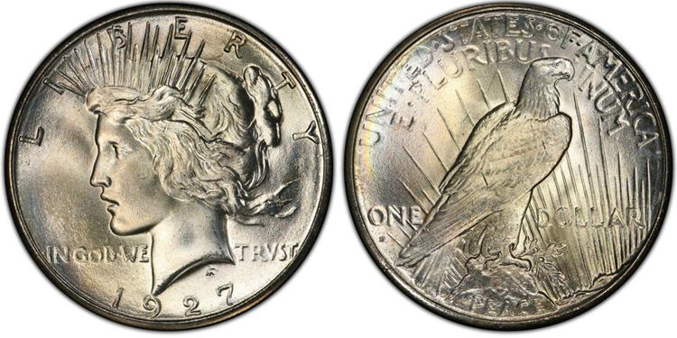 1927 S Peace Dollar