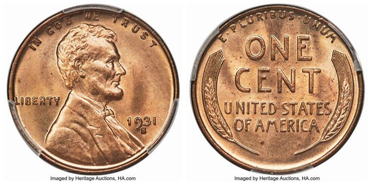 1931-S Wheat Penny