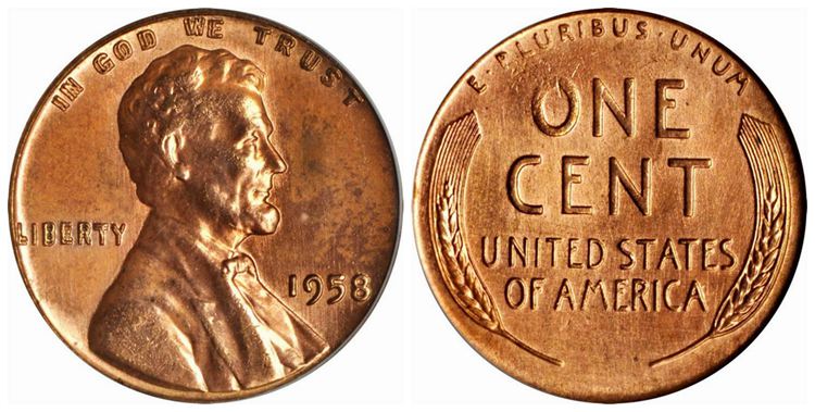 1958 Doubled Die Obverse Cent