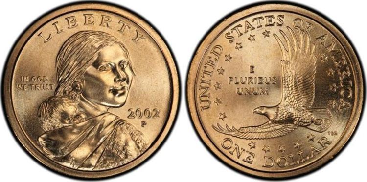 2002-P Sacagawea Dollar
