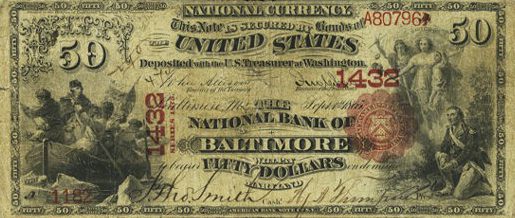 $50 The National Bank of Baltimore Ch