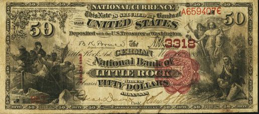 German National Bank, Little Rock 1882