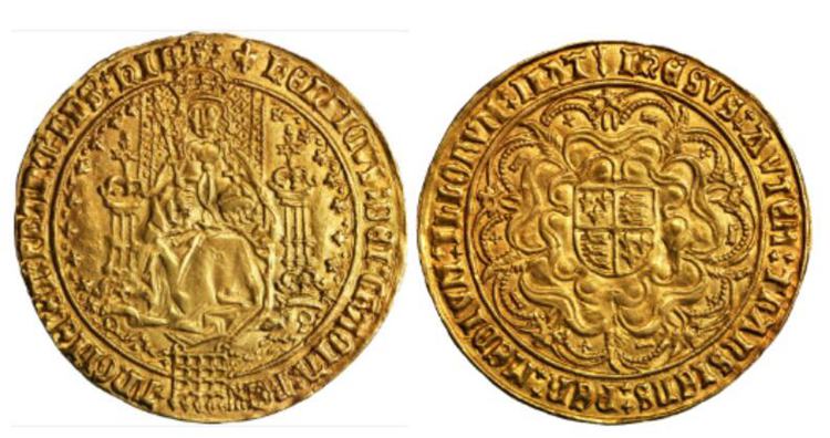 Henry VIII, 1509-1547. Sovereign Lis'Arrow