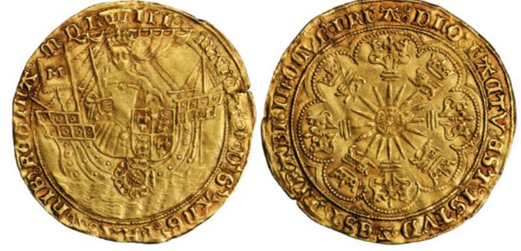 Mary 1553-1554 Ryal of 15 Shillings