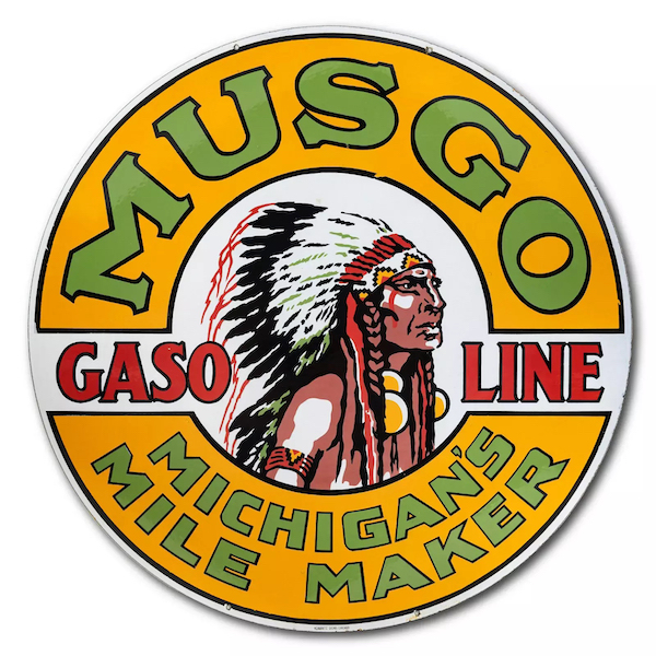Musgo Gasoline sign sells for record $1.5M at Richmond Auctions