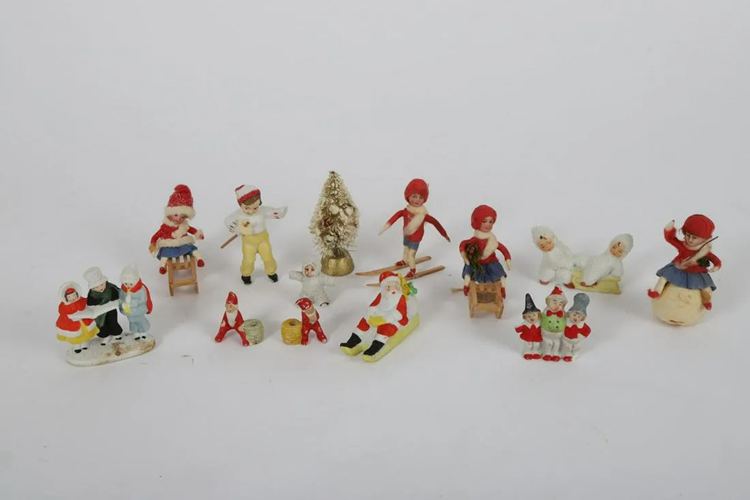Set Of Early Snowbabies & Christmas Ornaments