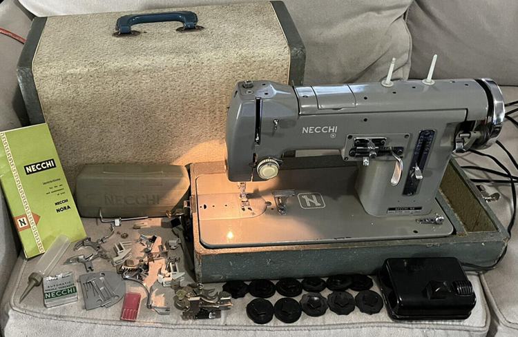 Vintage Necchi Nora Industrial Sewing Machine